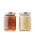 high quality clear nutella glass jar with lid